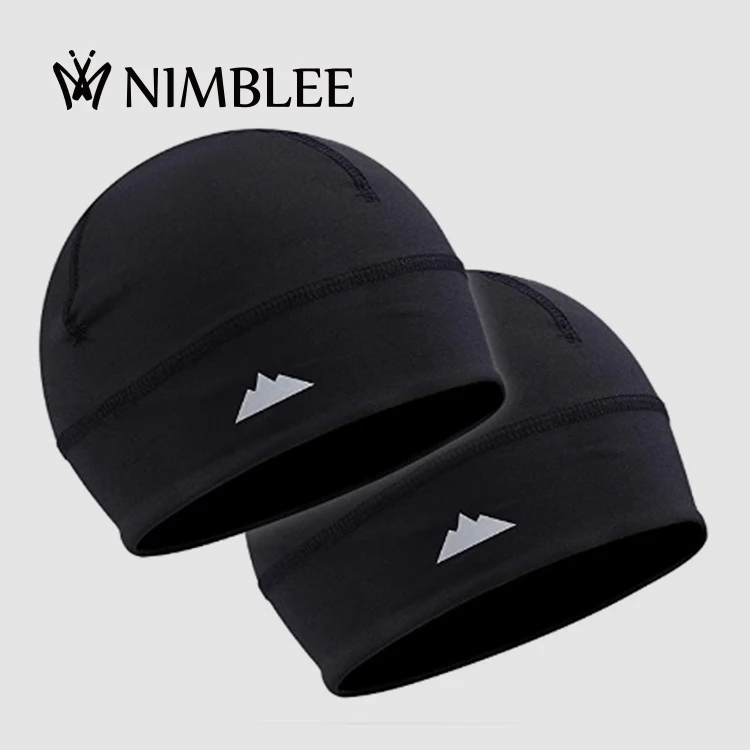 Warm men running beanie helmet lining suitable for wearing beanie under the helmet