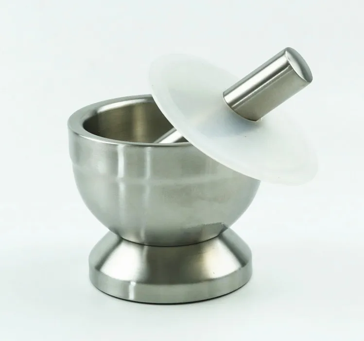 Durable Stainless Steel Pestle Herb & Spice Tools Spice & Nut Grinders Mortar and Pestle Eco-friendly CE / EU Stocked Metal LFGB