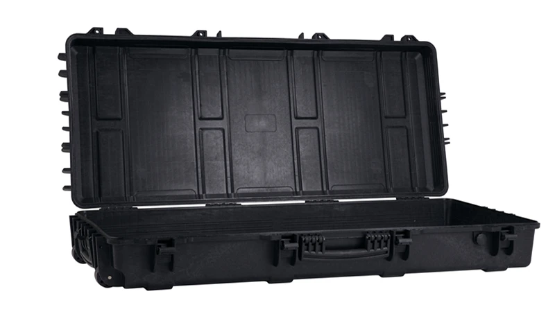 Wholesale Protective Hard Plastic Black Waterproof Eva Military Long Gun Case