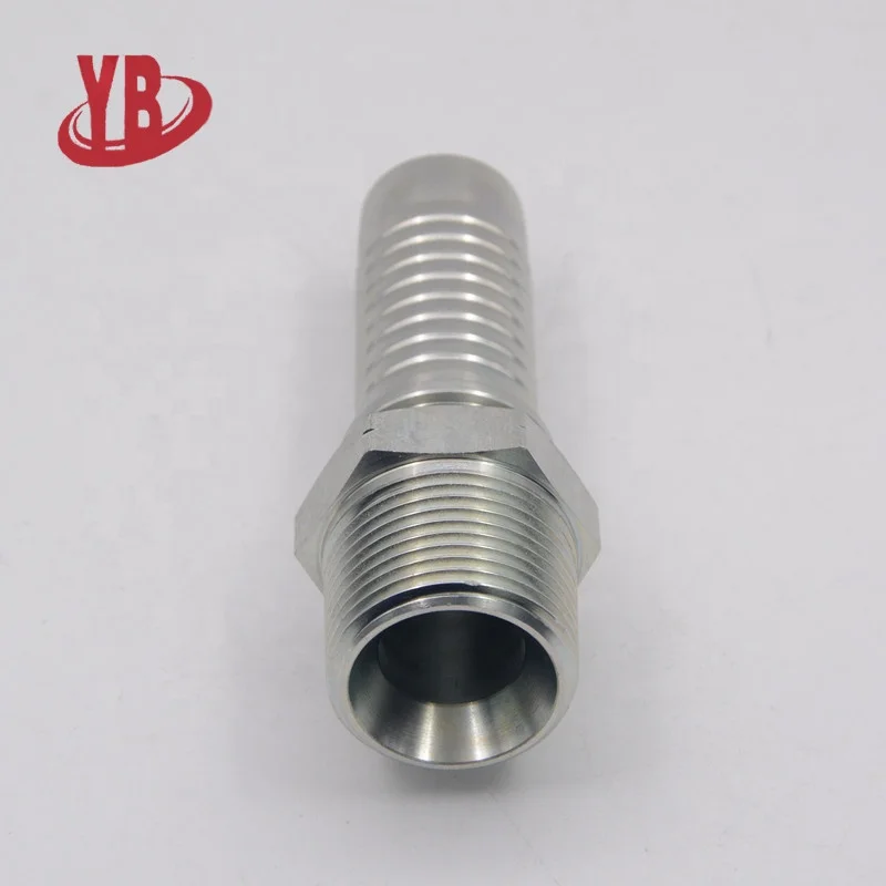 cost effective crimp hydraulic male BSPT fittings reusable hydraulic hose fittings
