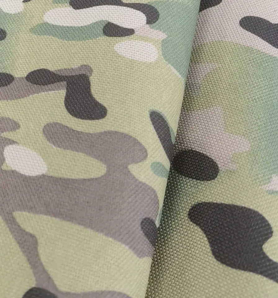 hot sale waterproof 1050d cordura nylon oxford fabric pu coated camouflage printed for bags backpack