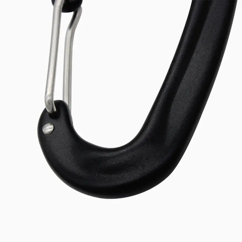 Critically Acclaimed Aluminum 6061 D Shape Steel Custom Carabiner Light For Camping /Fishing /Hiking