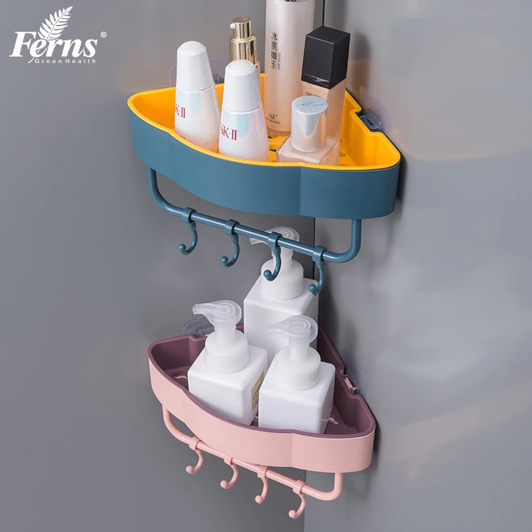 Cheap Price Bathroom Shelf Plastic Wall Shelf Storage Rack