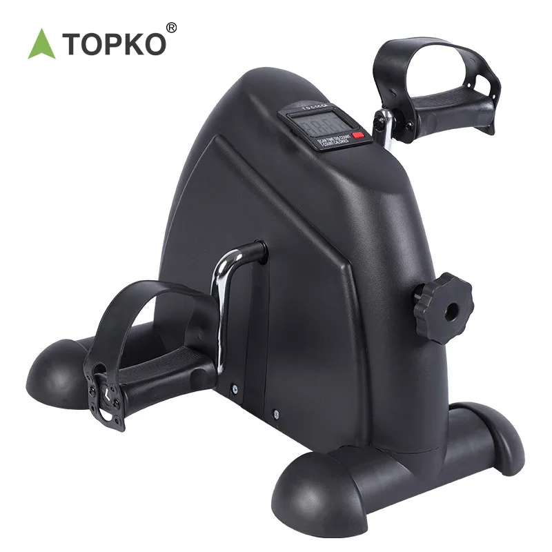 Оптовая продажа портативный мини-тренажер TOPKO для упражнений ног Педальный Тренажер с ЖК-дисплеем велотренажер