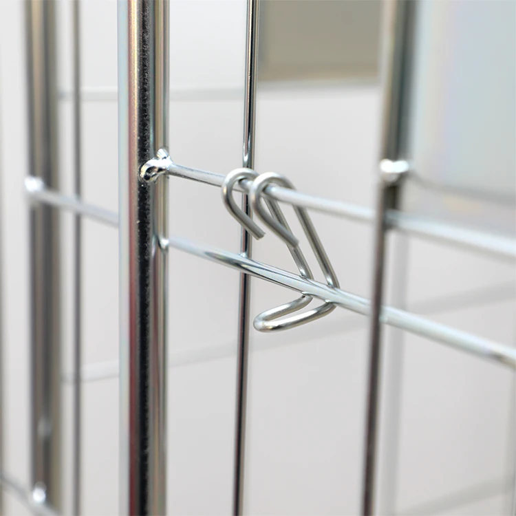 Горячая Распродажа вкладываемая конструкция 4 стороны металла rollcage с колесами для раскроя оцинкованной клетки завальцовки