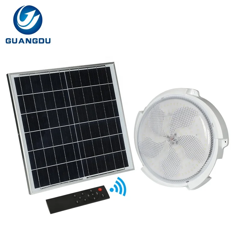 Factory price remote control aluminum indoor 80w 100w 200w solar round Ceiling Led Panel Light