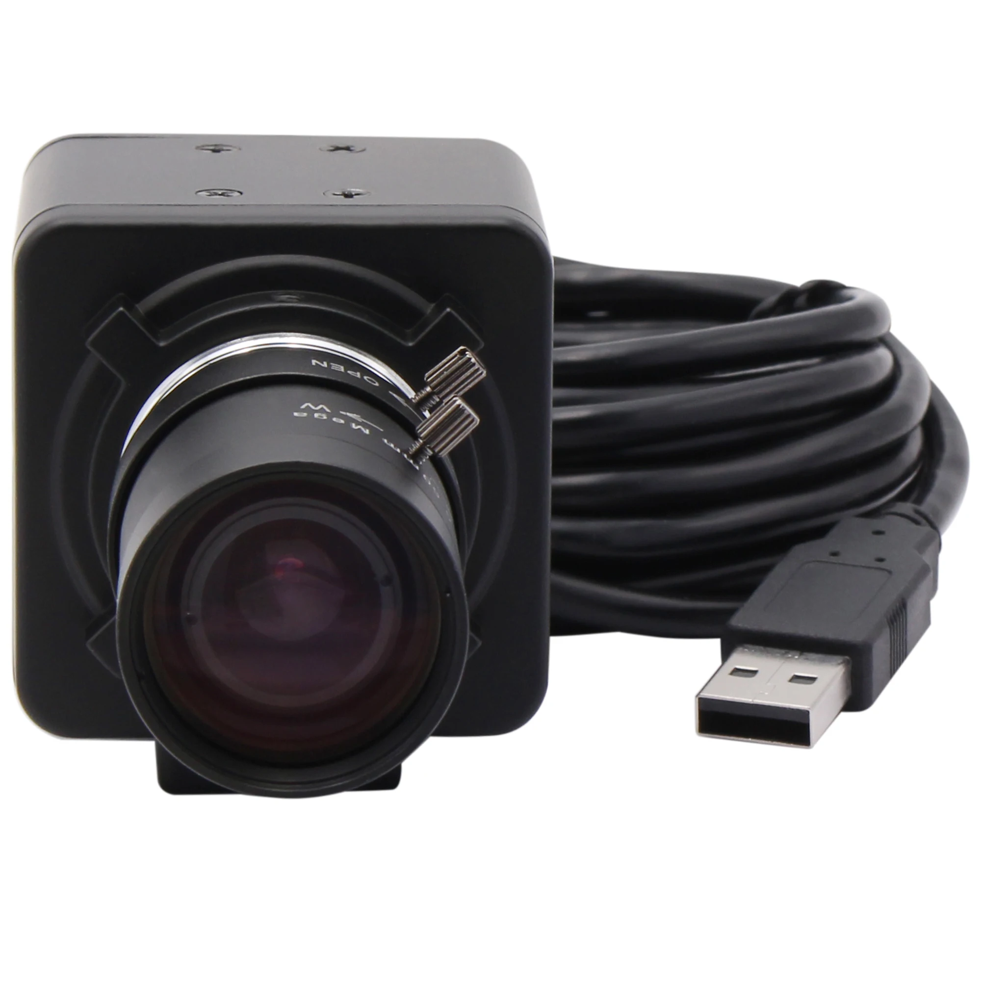 13MP USB веб-камера камера 5-50 мм варифокальный объектив с креплением CS Mount CCTV безопасности Мини ПК для компьютера сканирования машинного
