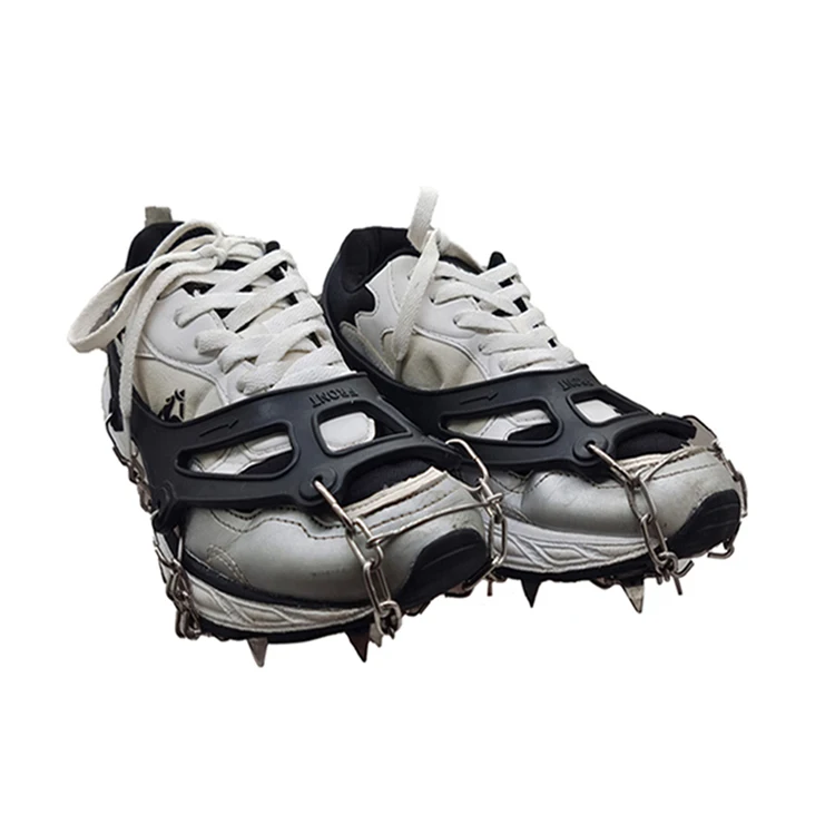 Универсальные противоскользящие шипы с 19 зубцами, Ледяные Шипы, захваты для обуви, эластичные шипы для снега, захваты, тяговые шипы