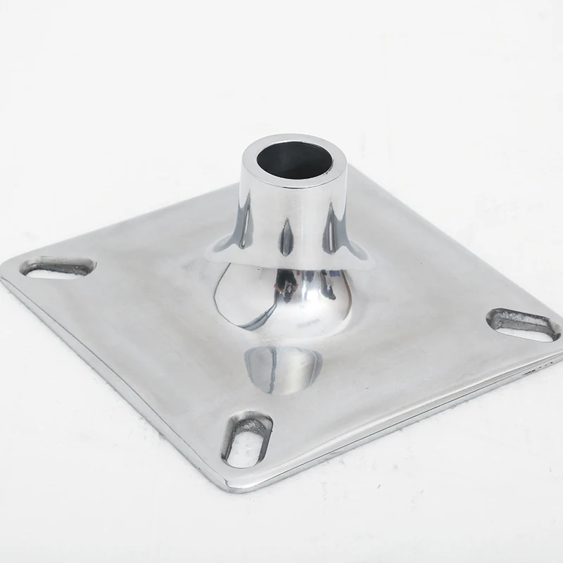 Foshan Furniture Adjustable Height Polished Metal Fitting Aluminum Alloy Swivel Office Chair Mechanisms Parts