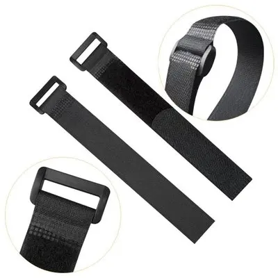 Heavy Duty Self Locking Flexible Fabric Wire Management Luggage Hook And Loop Buckle Cable Tie Cinch Strap