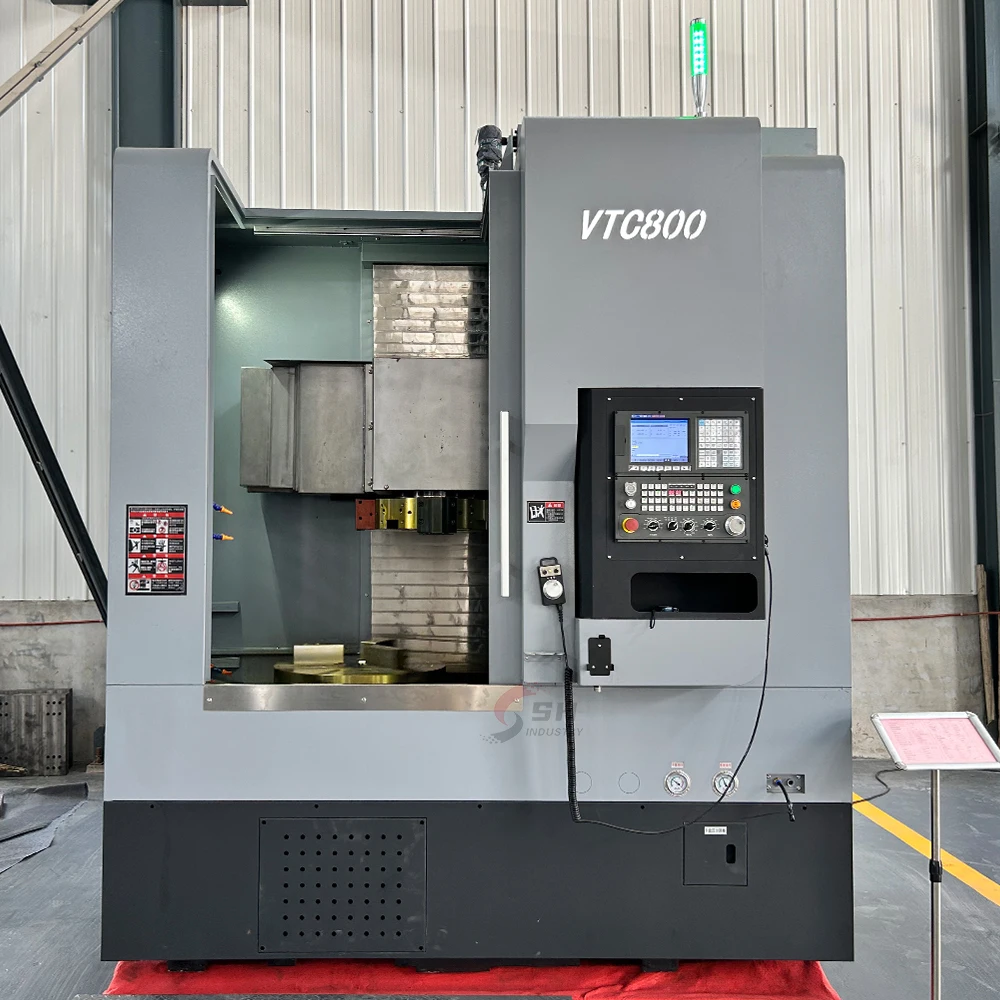 China Cheap Metal Vertical Lathe VTC 800 Vertical CNC Lathe VTC 800 CNC Lathe