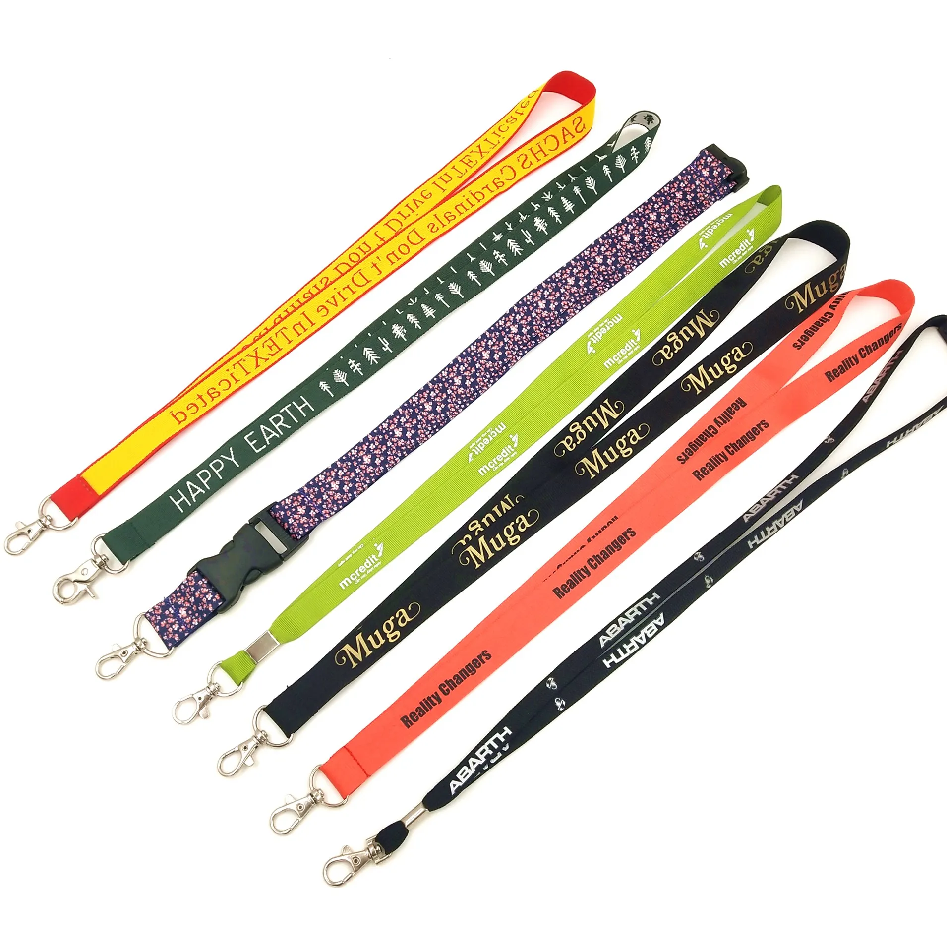 Лидер продаж, шнурок из полиэстера с сублимационным логотипом на заказ