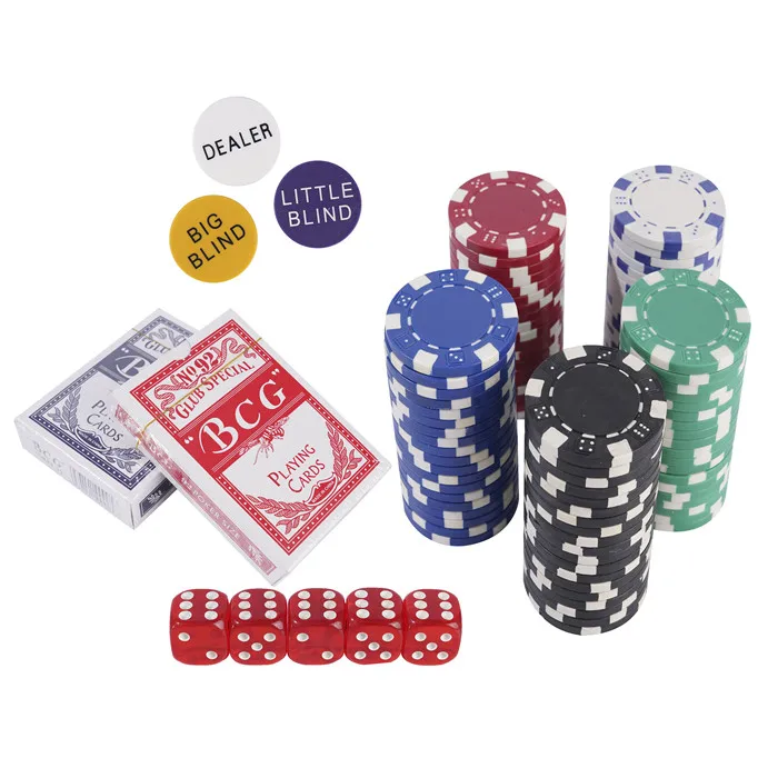Promotion 1000 Poker Chip Set With Silver Poker Set in Aluminum Case