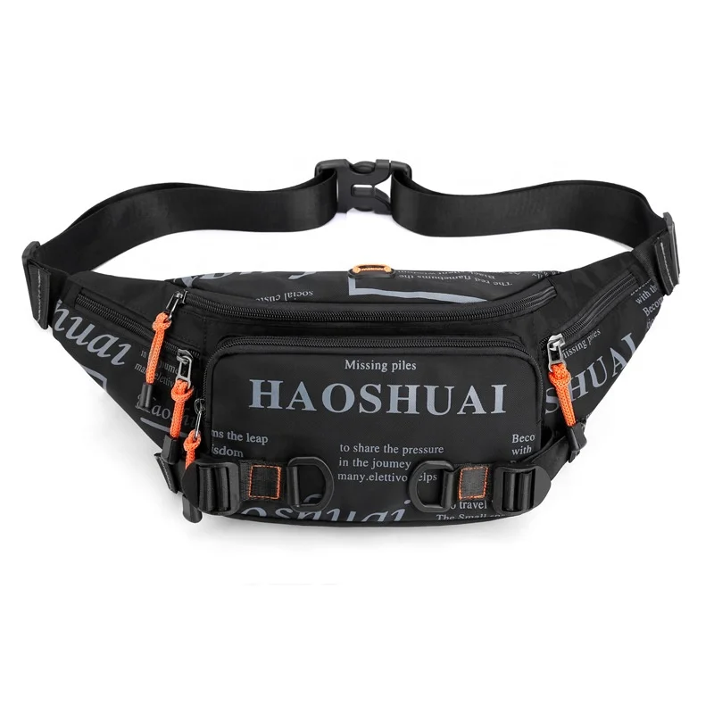 Harajuku Tactical Custom Sports Shopping Bags Cheap Travel Chest  Shoulder Sling Bum Waist Bags Fanny Pack with Adjustable Strap