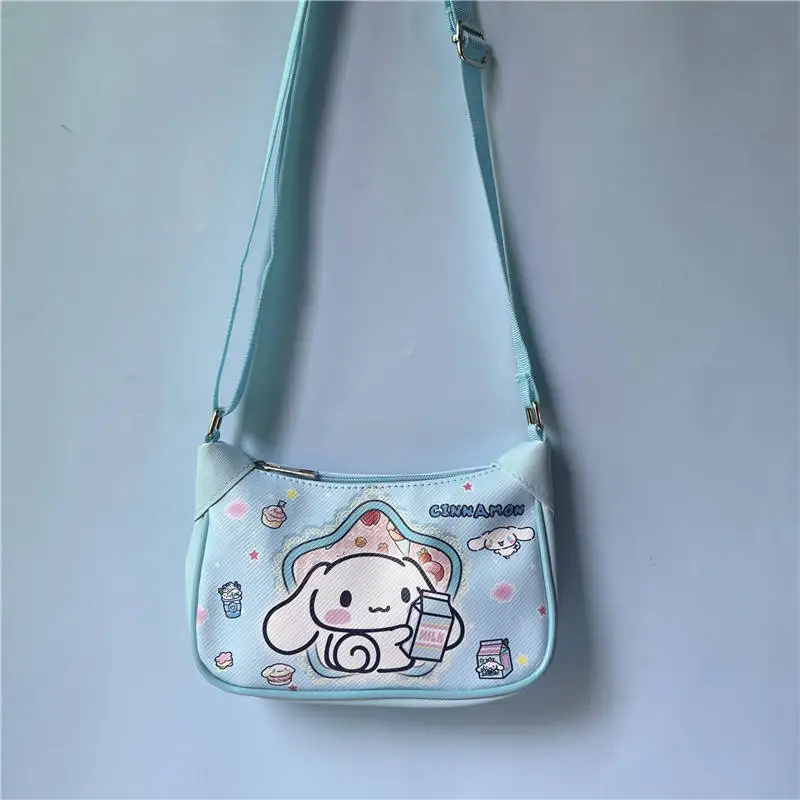 Botu fashion sanrio Shoulder Bags kawaii anime  Cinnamoroll melody PU ox high-capacity girls gifts Shoulder Portable bags