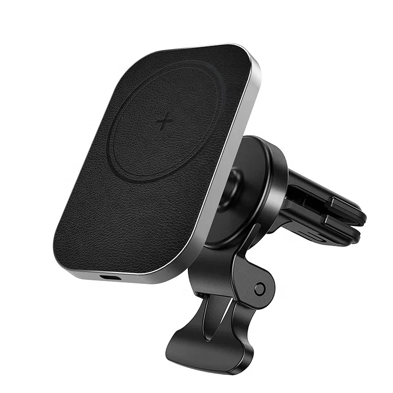 Qi wireless charger car phone holder 15w car mount magnetic wireless car charger for iphone samsung smartphone
