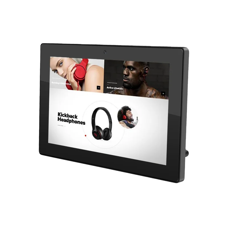 10.1 inch Android 12 POE Touchscreen RK3588 AI VR AR Solution 24/7 Advertising Display