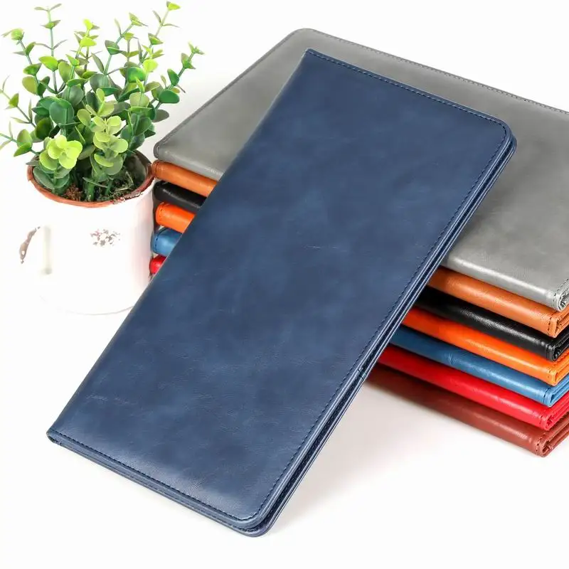Leather Waiter Book Bill Folder Writing Note Pad Card Bill Holder Guest Check Presenter Restaurant Menu Cover Server Wallet