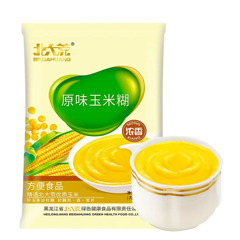 Good for health  manufactory supply Popular tastr Instant Original Corn Paste,No added sugar,375g/Bag(37.5gx10)