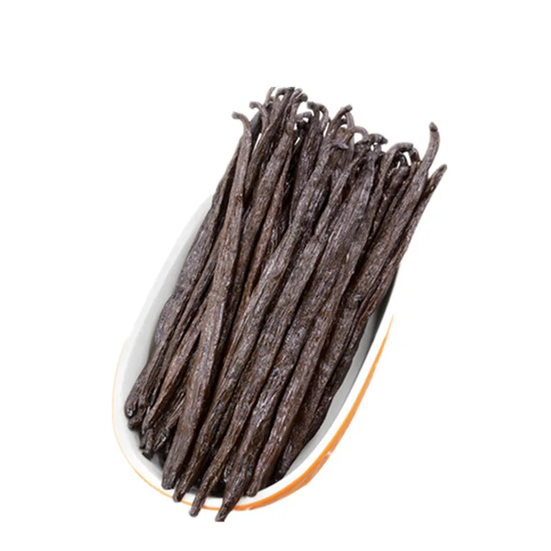 
Premium Wholesale 12-14cm Tahitian Vanilla Bean Premium Vanilla Pods For Ice Cream/Coffee/Cake 