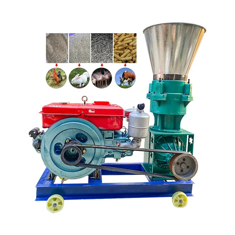 Professional fuel a modello 300 engine animal feed diesel pellet machine at the wholesale price