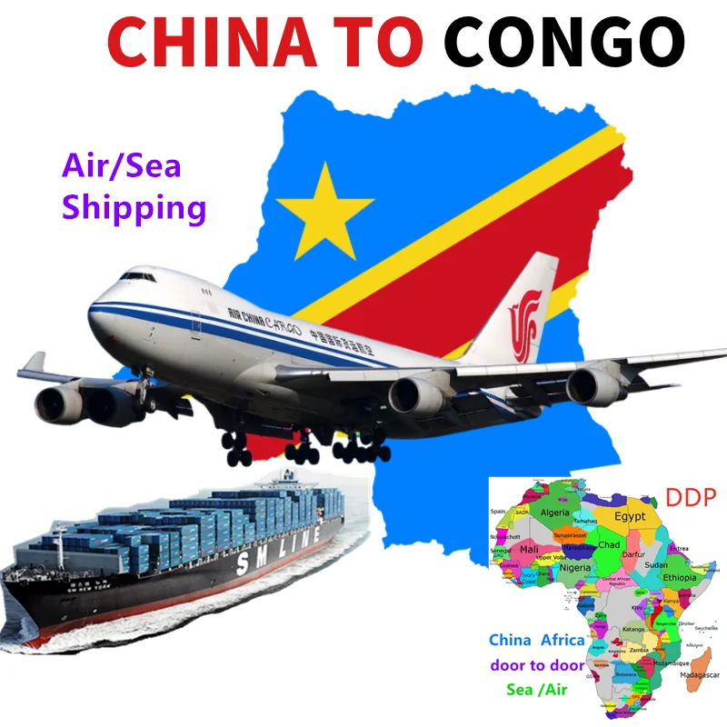 Guangzhou Shenzhen DDP Sea Freight to Brazzaville Congo Kinshasa Lubumbashi Transitaire chine congo