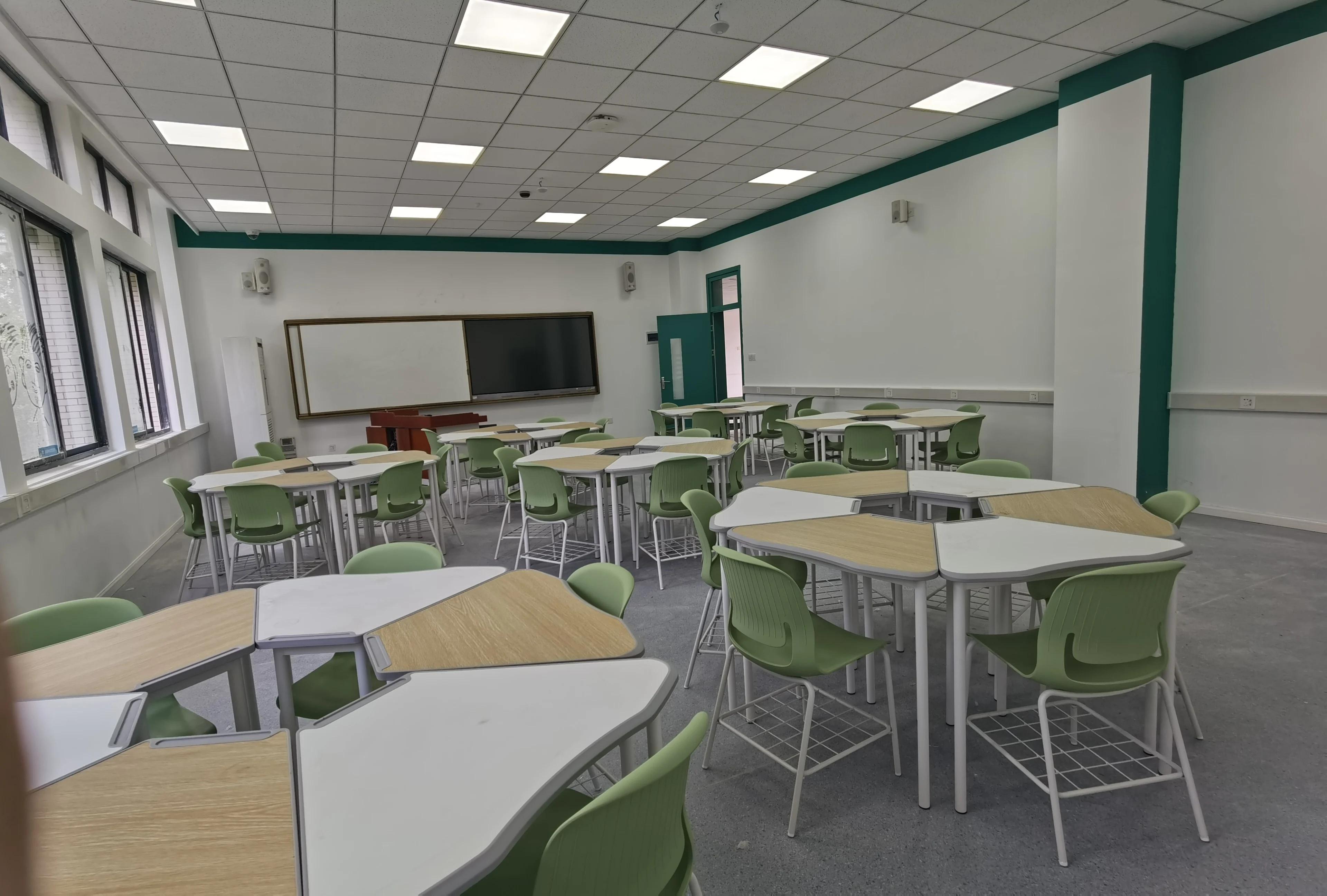 wholesale cheap classroom kids wooden table college furniture teacher student school desk