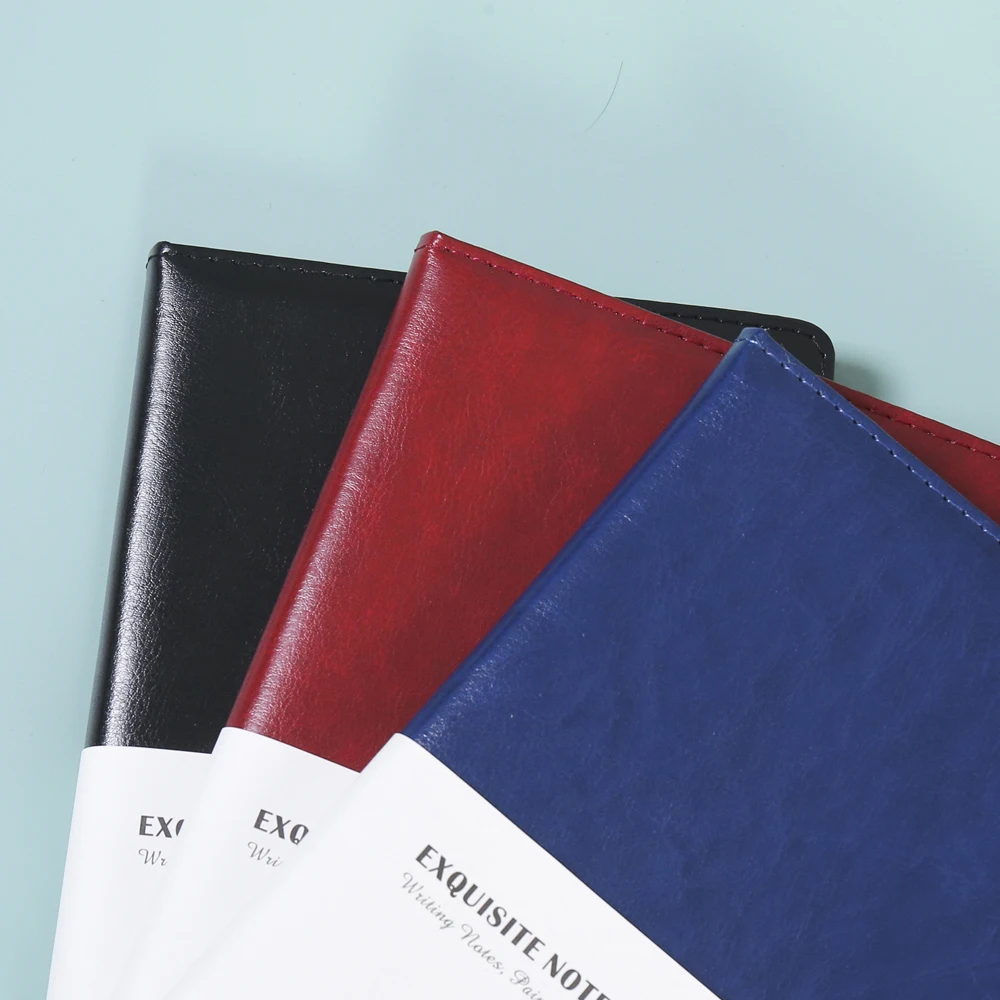 Promo Wholesale Business Luxury A5 Notebook Stationery Business Notebook Customized Business Leather Notebook