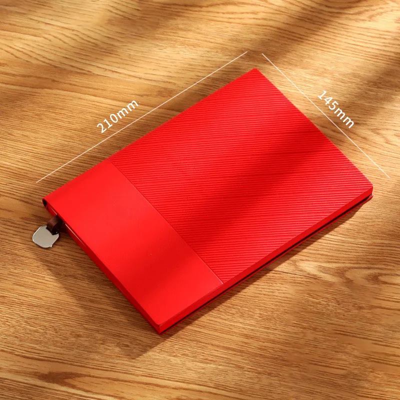 Personalized Leather Joint Notebook Diary Logo Embossed Hot Stamping Silver Gold Hardcover Journal Paper Bound Planner Colored