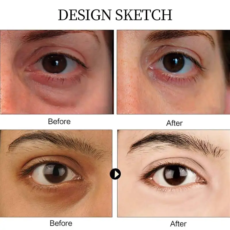 Remove Dark Circle Seaweed Natural Collagen Sleep Patch 24k Gold Eye Mask Gel Pads Hydrogel Herb Black Gold Under Eye Patches