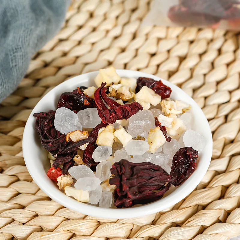 Organic Cranberry Roselle Loose Tea Flavorful Fruit Tea in Bulk Box Cup Sachet Bottle Packaging Freshly Processed