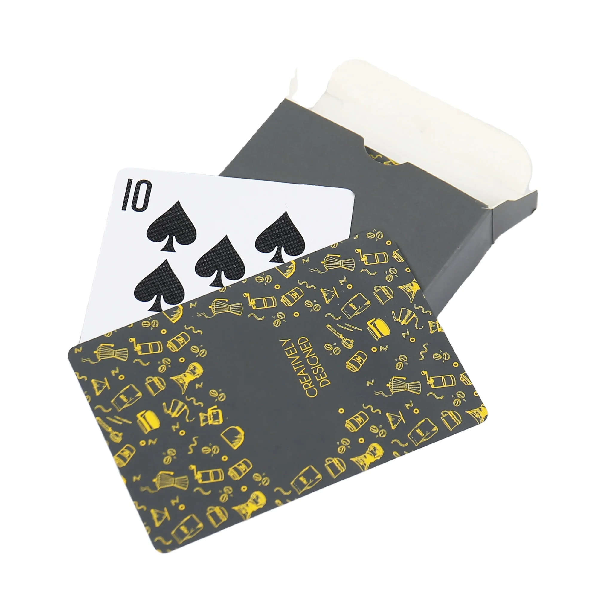 Coated Paper waterproof Card Set Custom Logo High Quality Player Cards Professional Poker Card Playing Wholesale Selling