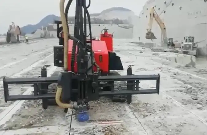 Quarry rock drill machine surface drill rigs air compressor drilling machine