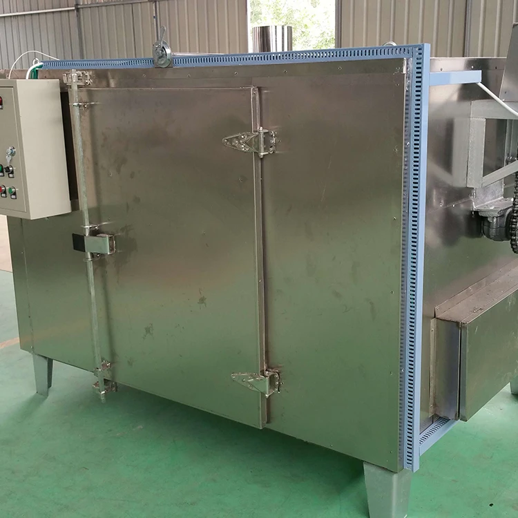 Commercial 100kg/h 200kg/h Nuts Peanut Soyabean Groundnut Seeds Chick Peas Roasted Drum Roaster Machine
