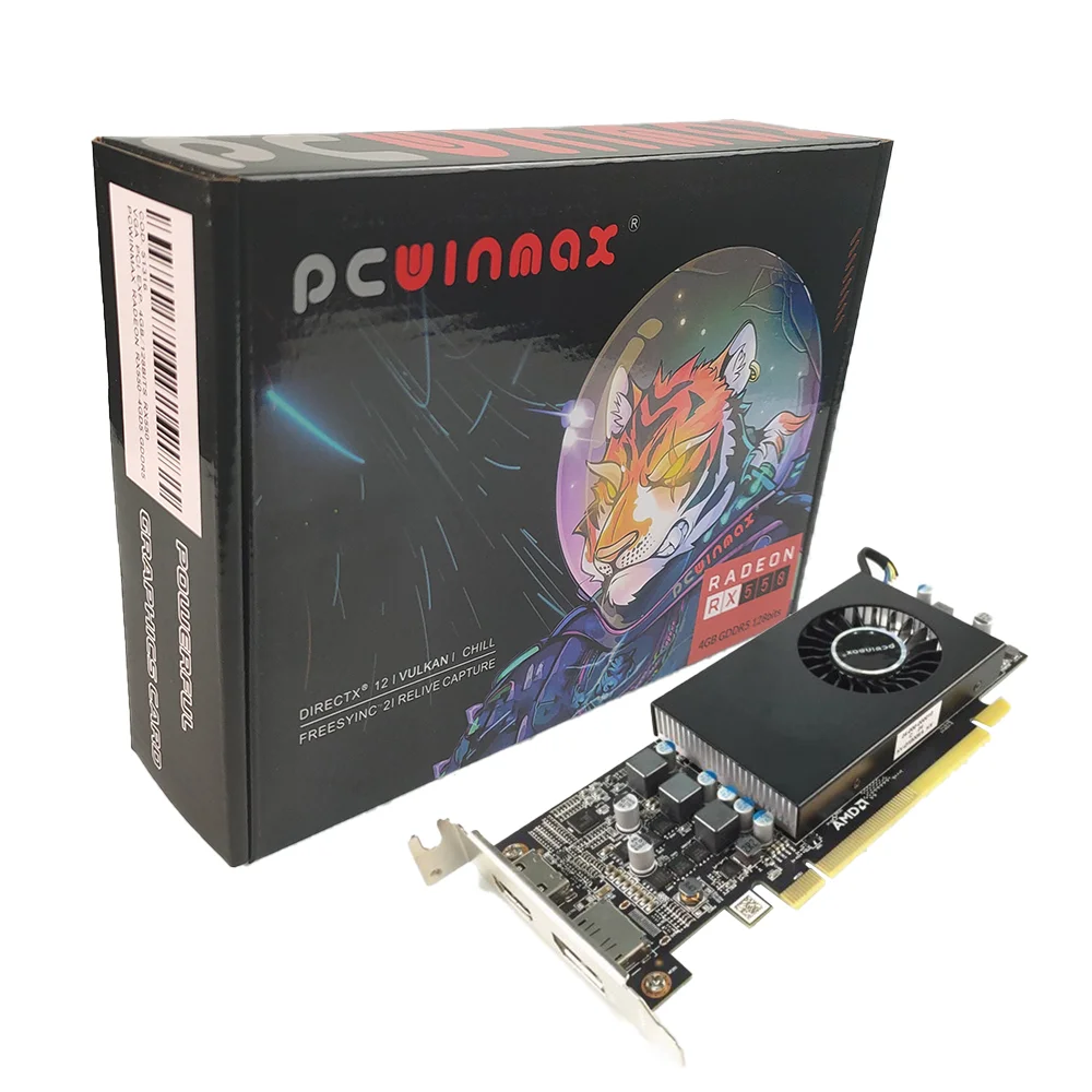 PCWINMAX Wholesale RX 550 560 5700XT 580 2GB 4GB 8GB Gaming GPU Video Card for Computer PC