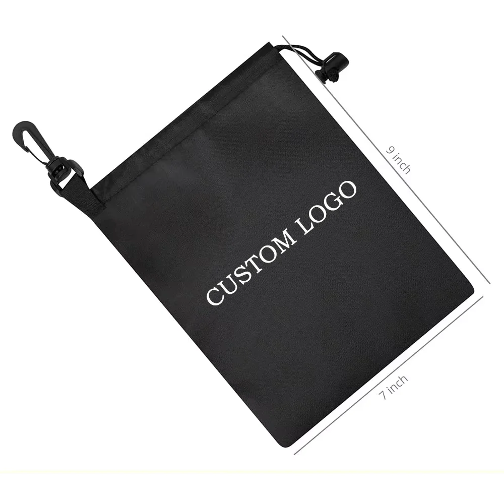 Custom Sports Equipment Bag Balls Laundry Multipurpose Drawstring Sack with Carabiner Clip outdoor travel folding string bag