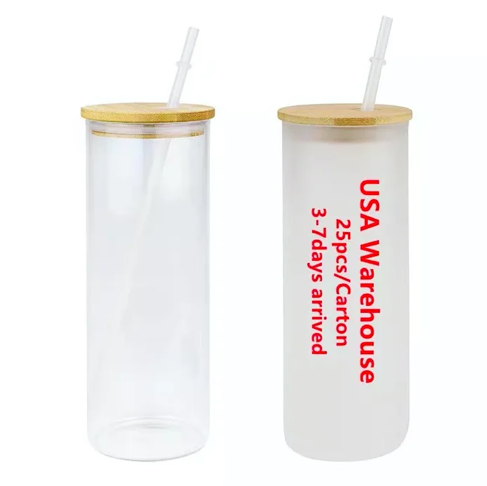 12/16/20/25oz Hot Sublimation Glass Tall Borosilicate Mason Cup Coke Can On Sale At Amazon