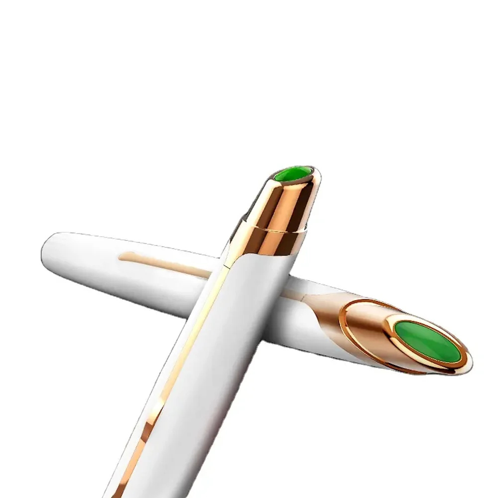 Synogal Original factory eye bag dark circle remover vibration jade electric eye massager with heat compression