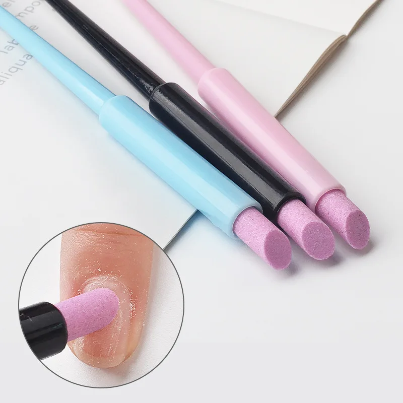 Nail Quartz Supplies Double Sides Dead Skin Remover Polishing Tools