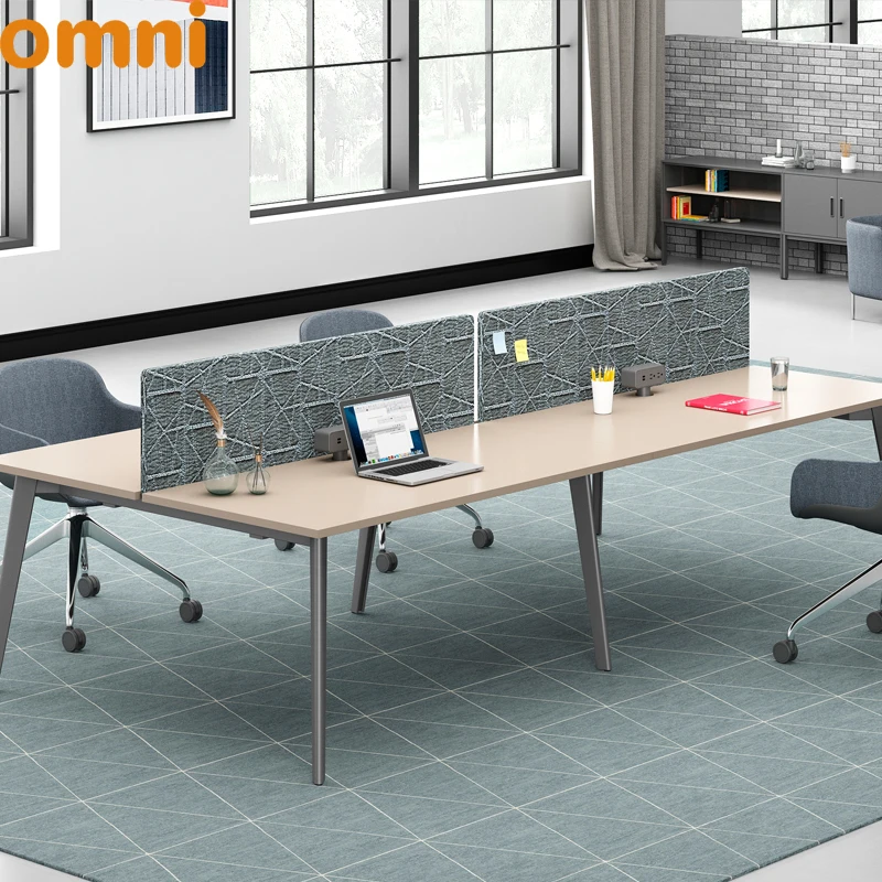 COBO Modern metal frame Expandable office furniture computer workstation desk cluster for 4 person