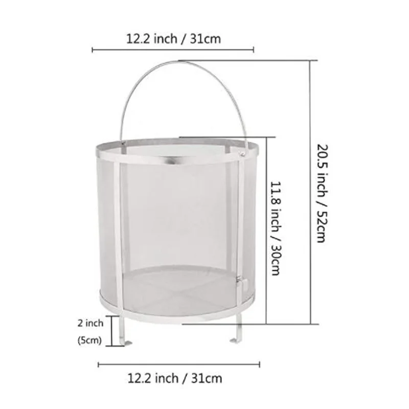 Wholesale Price Custom Stainless Steel Basket Household Home Barrel Dry Hopper Beer Brewing Filter