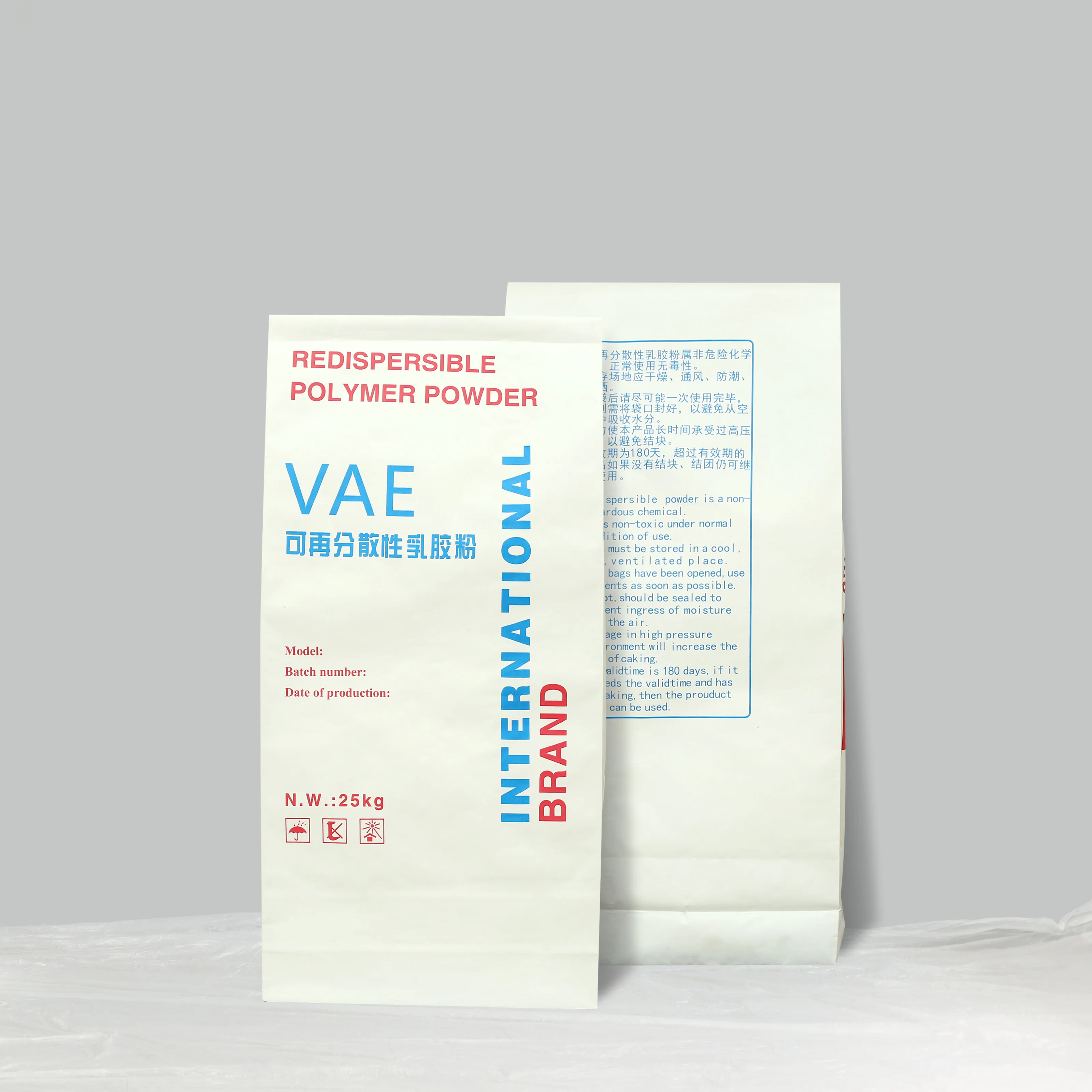 Ethylene Vinyl Acetate Rdp Powder Wall Putty Additives Excellent Flexibility Vae/Rdp Redispersible Emulsion Polymer Powder