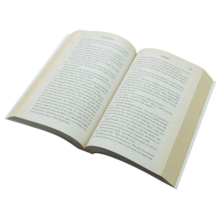  Пользовательская дешевая английская книга в мягкой обложке рассказанная с художественной литературой