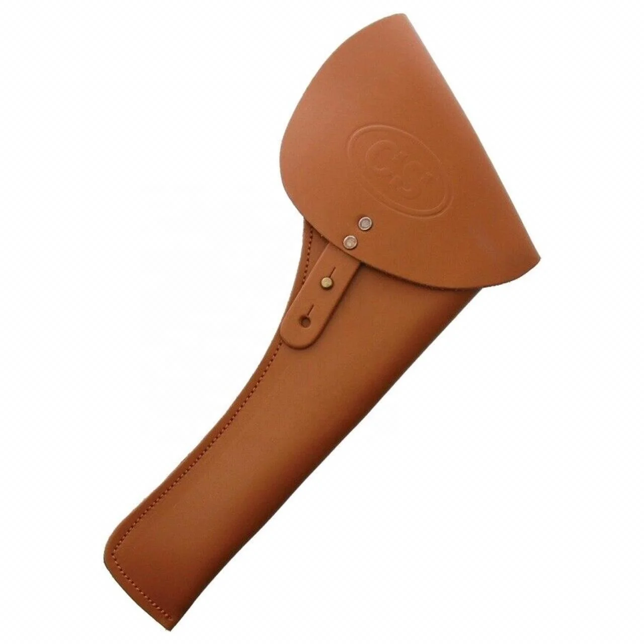Civil War Pistol Holster Wear On Right Side Tan-Leather Build Gun Holster