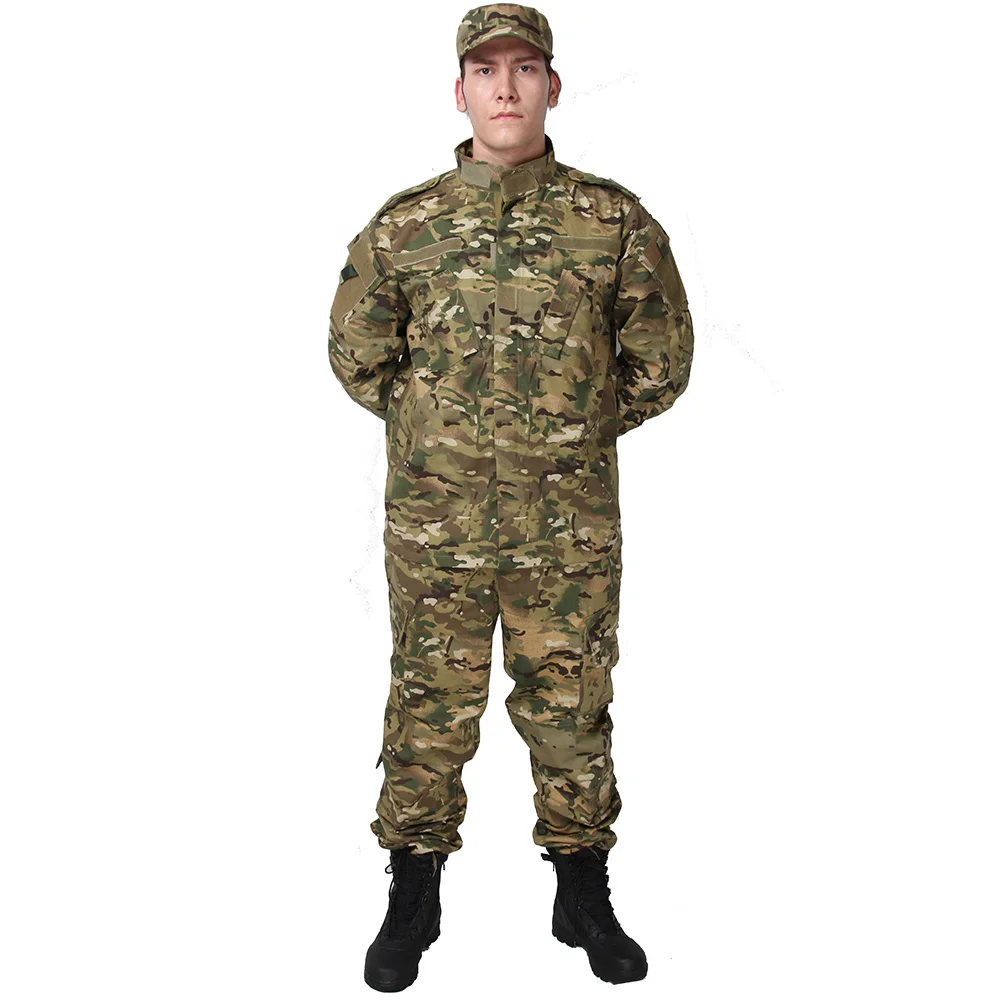 Унисекс TC 65/35 Multicam CP камуфляжная усталость ACU Боевая форма дышащая тканая ткань