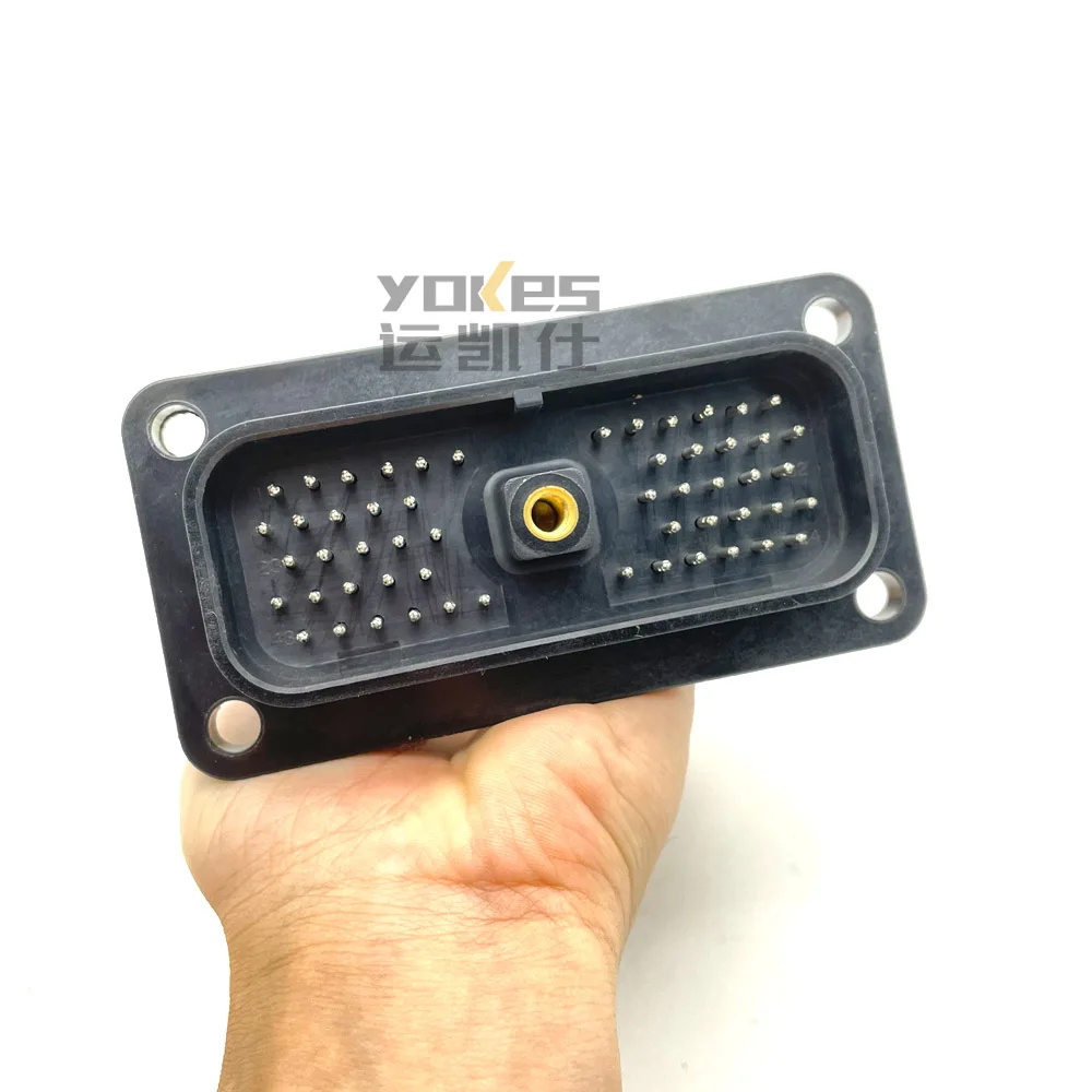 54 Pin Controller Connector Plug Socket Terminal E320C E320D Excavator parts 163-6637 For CATERPILLAR