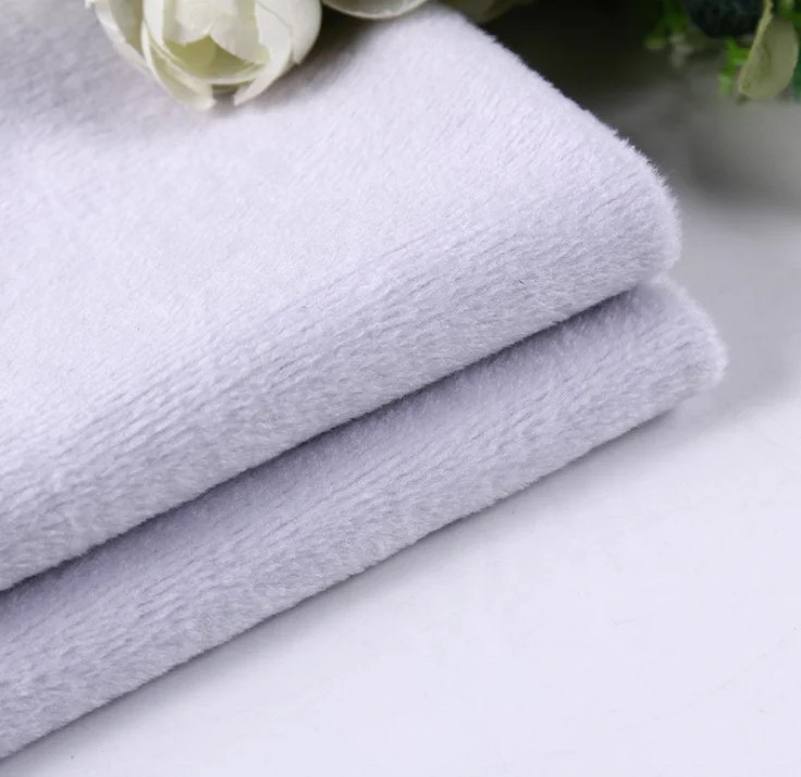 300GSM warp-knitted velvet reactive print cotton polyester fabric for Leggings Thermal Underwear