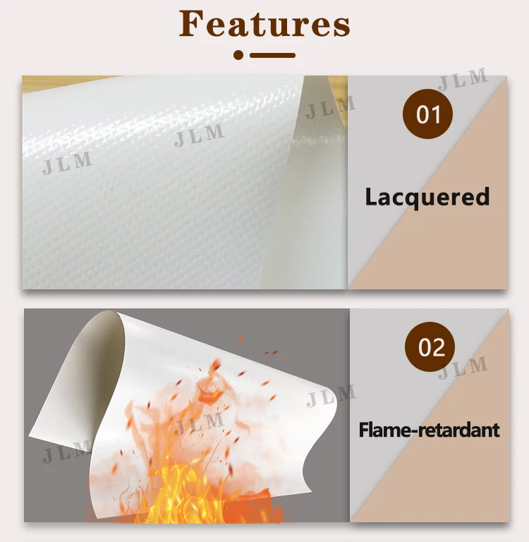 Jinlong pvdf lacquer coated pvc tarpaulin pvc coated tensile membrane structure for car parking