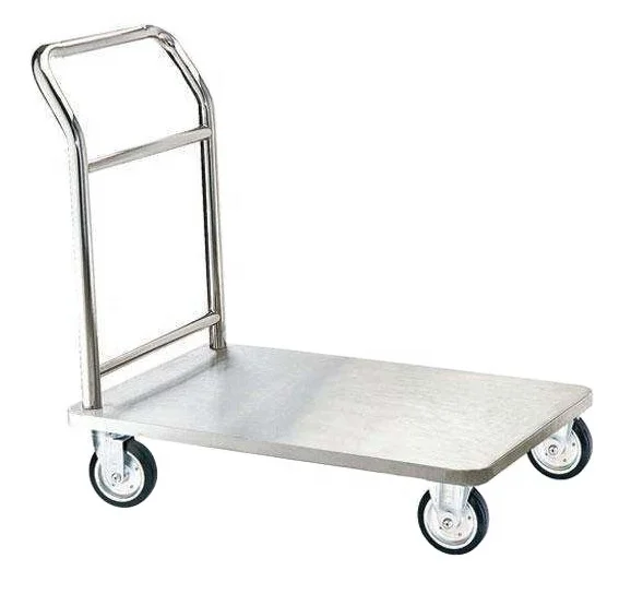 
304 stainless steel single or multi-layer handcart 