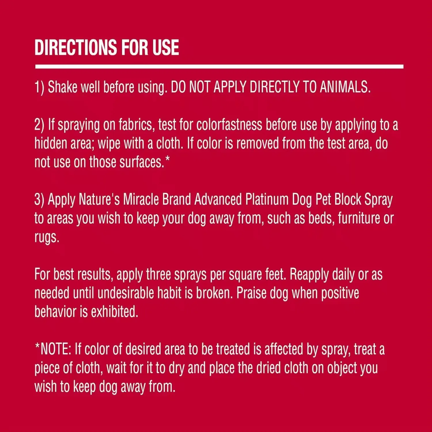 Safe Pet Anti Chew Bitterness Spray For Behavior Training Dog Stop Biting Spray